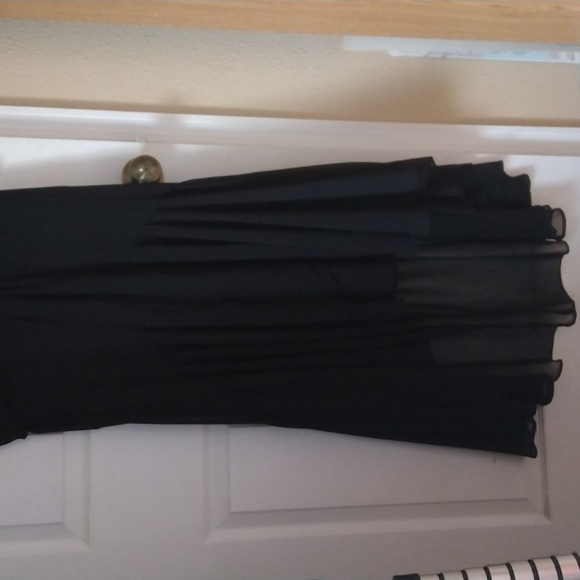 Just...Taylor Long Black Dress Size 12 Nwt - Picture 2 of 8